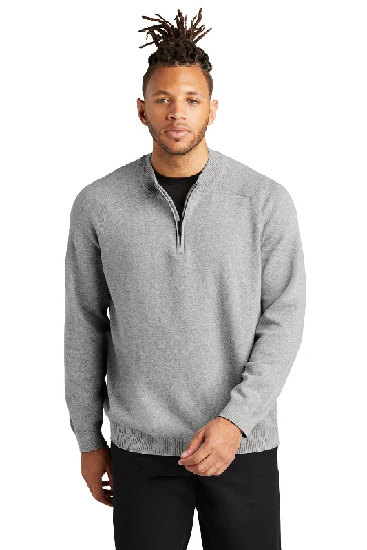 Men's Cable - Knit Turtleneck Merino Wool Sweater in Charcoal for a Winter Business LookMercer+Mettle Mens 1/4 Zip Sweater - Heather Gusty Grey Men's Cable - Knit Turtleneck Merino Wool Sweater in Charcoal for a Winter Business LookMercer+Mettle Mens 1/4 Zip Sweater - Heather Gusty Grey