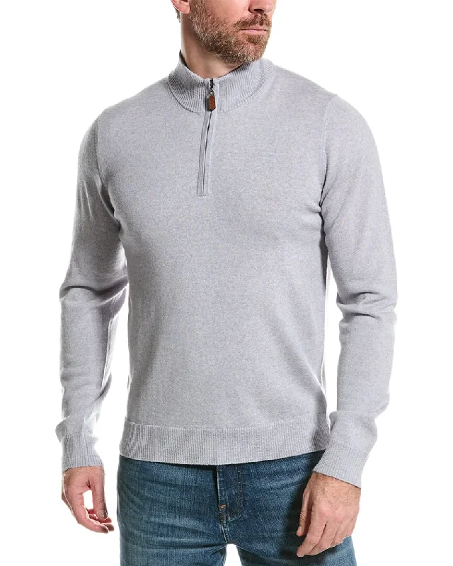 Men's Zip - Up Fleece - Lined Sweater in Black with Thumbholes for Outdoor Winter ActivitiesMette Merino Wool Mock 1/4-Zip Sweater Men's Zip - Up Fleece - Lined Sweater in Black with Thumbholes for Outdoor Winter ActivitiesMette Merino Wool Mock 1/4-Zip Sweater