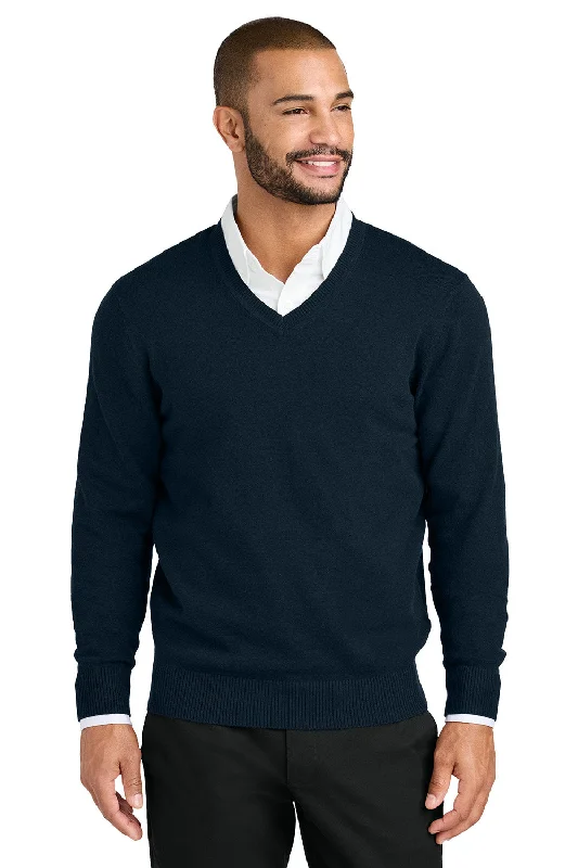 Men's Chunky Knit Fair Isle Patterned Wool Sweater in Multicolor for a Festive Holiday OutfitPort Authority Mens Easy Care Long Sleeve V-Neck Sweater - River Navy Blue - COMING SOON Men's Chunky Knit Fair Isle Patterned Wool Sweater in Multicolor for a Festive Holiday OutfitPort Authority Mens Easy Care Long Sleeve V-Neck Sweater - River Navy Blue - COMING SOON