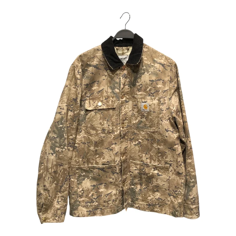 Men coats made of high - quality leather for a rugged and durable optionCarhartt/Jacket/M/Cotton/MLT/Camouflage/WIP Black Corduroy Collar