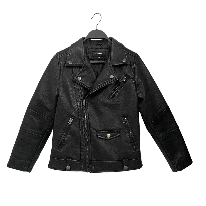 Men coats with a hooded design for added protection against the elementsDIESEL/Riders Jkt (W)/10/Polyester/BLK/ Men coats with a hooded design for added protection against the elementsDIESEL/Riders Jkt (W)/10/Polyester/BLK/