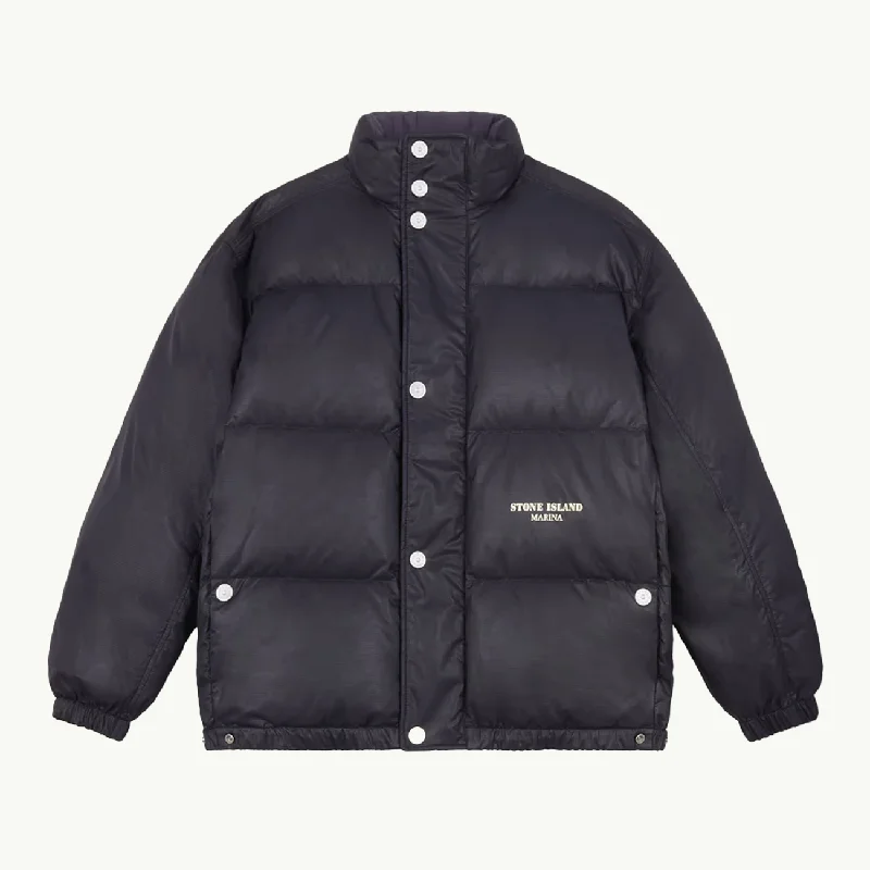 Men coats with a zip - out lining for easy cleaning and versatilityJacket Nylon Ripstop Cover Down Puffer Marina Logo - Ink 2681 Men coats with a zip - out lining for easy cleaning and versatilityJacket Nylon Ripstop Cover Down Puffer Marina Logo - Ink 2681