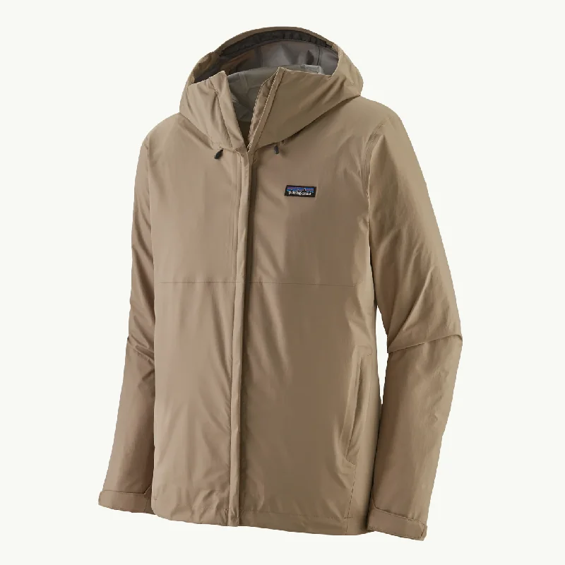 Men coats with a stand - up collar for a sleek and modern lookTorrentshell 3L Rain Jacket - Seabird Grey