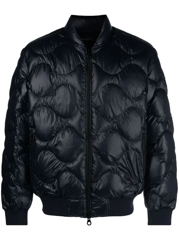 Men coats with a stand - up collar for a sleek and modern lookDuvetica Men's Coats blue Men coats with a stand - up collar for a sleek and modern lookDuvetica Men's Coats blue