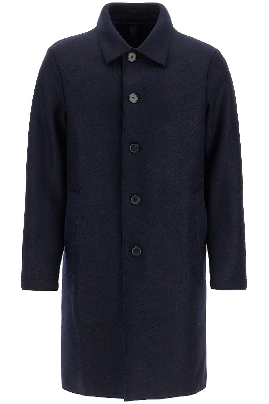 Men coats with a quick - drying feature for active lifestylesHarris Wharf London Men's Single-Breasted Pressed Wool Coat Men coats with a quick - drying feature for active lifestylesHarris Wharf London Men's Single-Breasted Pressed Wool Coat