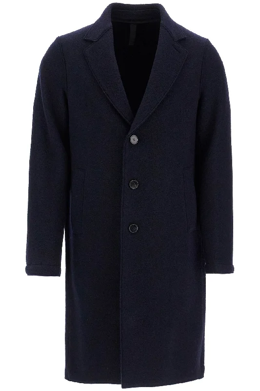Men coats made from recycled materials for an eco - friendly choiceHarris Wharf London Men's Single-Breasted Wool Coat In Boiled