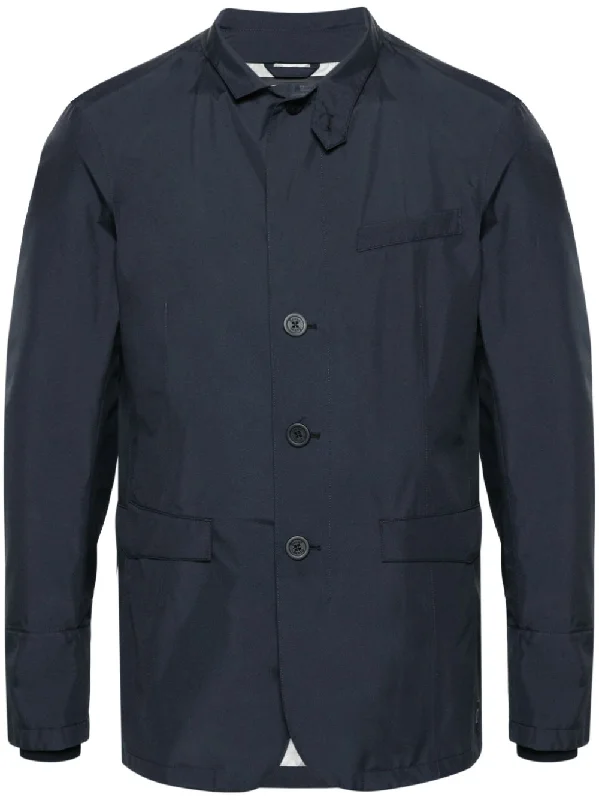 Men coats with a hooded design for added protection against the elementsHerno Men's Jackets blue
