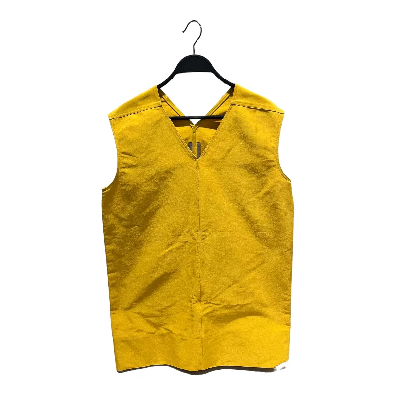 Plus - size men vest with an extended length for a comfortable fitPlus - size men vest with an extended length for a comfortable fitRick Owens/Vest/8/Cotton/YEL/mustard yellow Plus - size men vest with an extended length for a comfortable fitPlus - size men vest with an extended length for a comfortable fitRick Owens/Vest/8/Cotton/YEL/mustard yellow