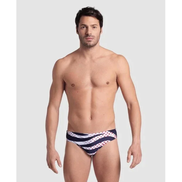 Men's Swim Shorts with Custom - Printed Graphics for a Personalized and Unique StyleArena Multi Stripes Swim Briefs Men's Swim Shorts with Custom - Printed Graphics for a Personalized and Unique StyleArena Multi Stripes Swim Briefs