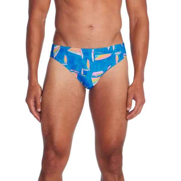 Men's Luxury Brand Swim Shorts with High - Quality Stitching and MaterialsBeachstar Print Brief 2"-serves blue Men's Luxury Brand Swim Shorts with High - Quality Stitching and MaterialsBeachstar Print Brief 2"-serves blue