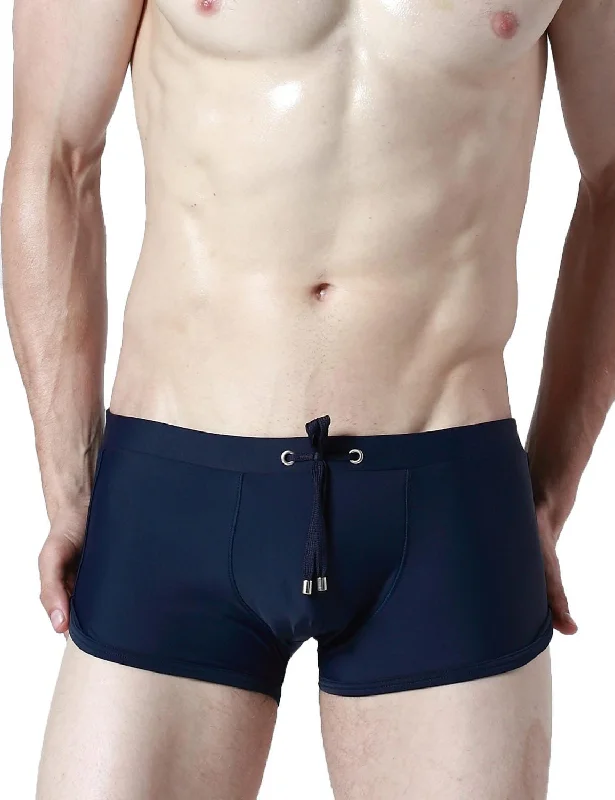 Men's Quick - Dry Microfiber Swim Shorts with Elastic Waistband for Comfortable Beach TripsBoxer Trunks Swimwear 40803 Men's Quick - Dry Microfiber Swim Shorts with Elastic Waistband for Comfortable Beach TripsBoxer Trunks Swimwear 40803