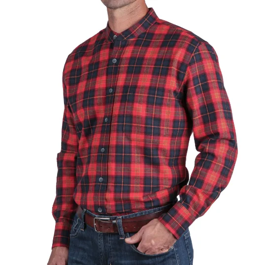Quilted men waistcoats filled with down for winter warmthCeltic Ranchwear Flannel Grandfather Shirt Quilted men waistcoats filled with down for winter warmthCeltic Ranchwear Flannel Grandfather Shirt