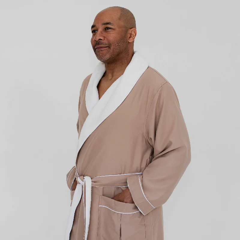 Men's plus - size robes for a comfortable fit​Deluxe Plush Spa Robe - Sedona