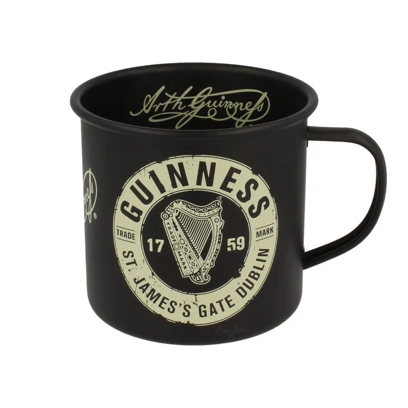 Quilted men waistcoats filled with down for winter warmthGuinness Enamel Black Mug