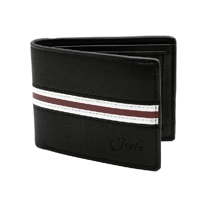 Men waistcoats with a removable lining for added versatilityJeetz Collection Black Wallet with Stripe Men waistcoats with a removable lining for added versatilityJeetz Collection Black Wallet with Stripe