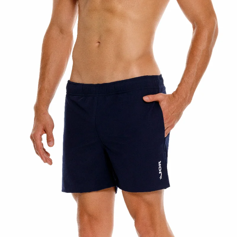 Men's Swim Shorts with Reflective Trim for Safety during Nighttime SwimmingJOR Brixton 4" swim short navy blue Men's Swim Shorts with Reflective Trim for Safety during Nighttime SwimmingJOR Brixton 4" swim short navy blue