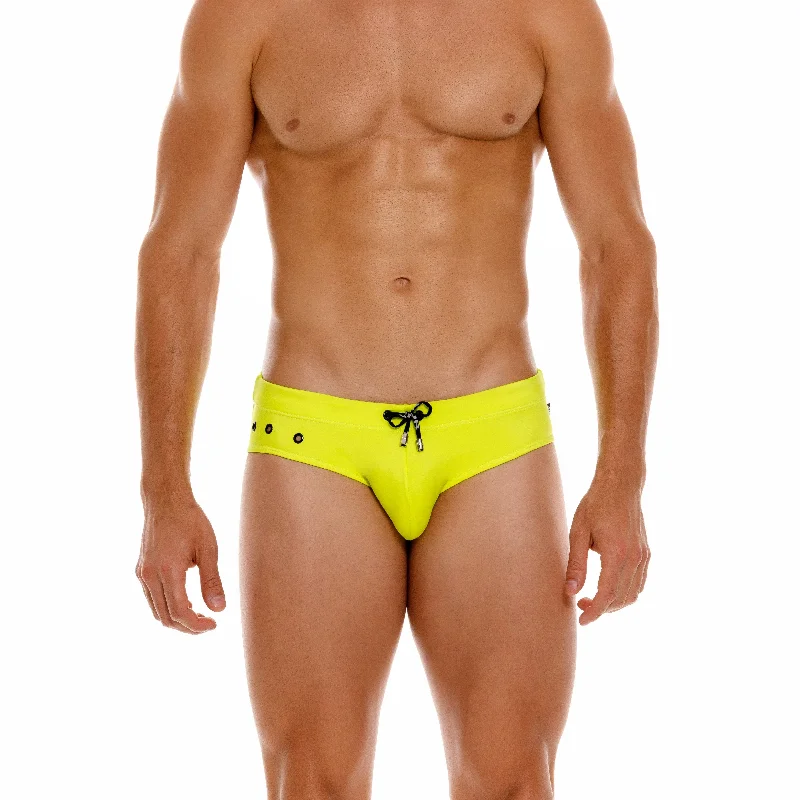 Plus Size Men's Board Shorts with Mesh Lining and Multiple Pockets for Ample StorageJOR Venice swim brief neon green Plus Size Men's Board Shorts with Mesh Lining and Multiple Pockets for Ample StorageJOR Venice swim brief neon green