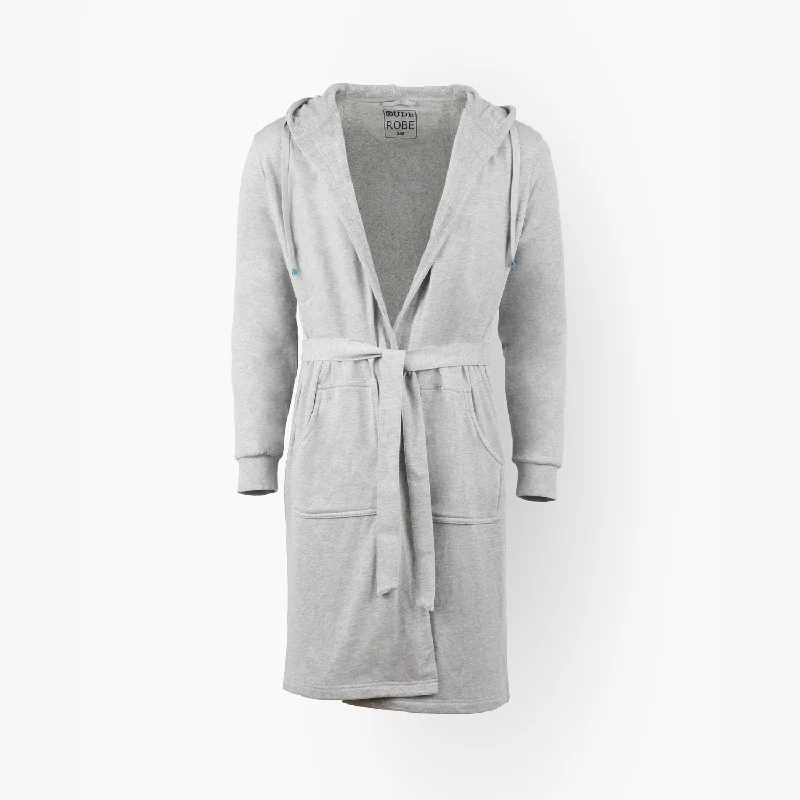 Men's robes with a thermal - fleece lining​The DudeRobe - Luxury Hooded Bathrobe