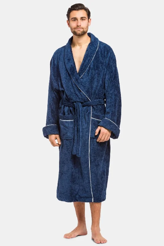 Men's spa robes with a terry - cloth interiorMen's Premier Turkish-Style Full Length Terry Cloth Spa Robe Men's spa robes with a terry - cloth interiorMen's Premier Turkish-Style Full Length Terry Cloth Spa Robe
