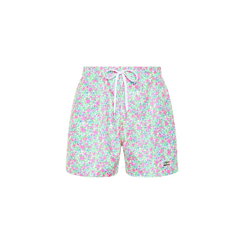 Men's Swim Shorts with Built - in Sunscreen Fabric for Added Sun ProtectionMen's Swim Trunks - Sweet Pea Men's Swim Shorts with Built - in Sunscreen Fabric for Added Sun ProtectionMen's Swim Trunks - Sweet Pea