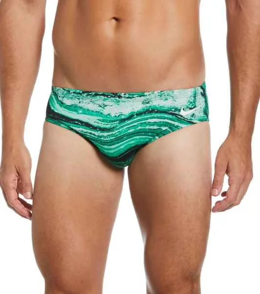 Men's Swim Shorts with Zippered Pockets to Securely Hold ValuablesNike Crystal Wave Brief Men's Swim Shorts with Zippered Pockets to Securely Hold ValuablesNike Crystal Wave Brief