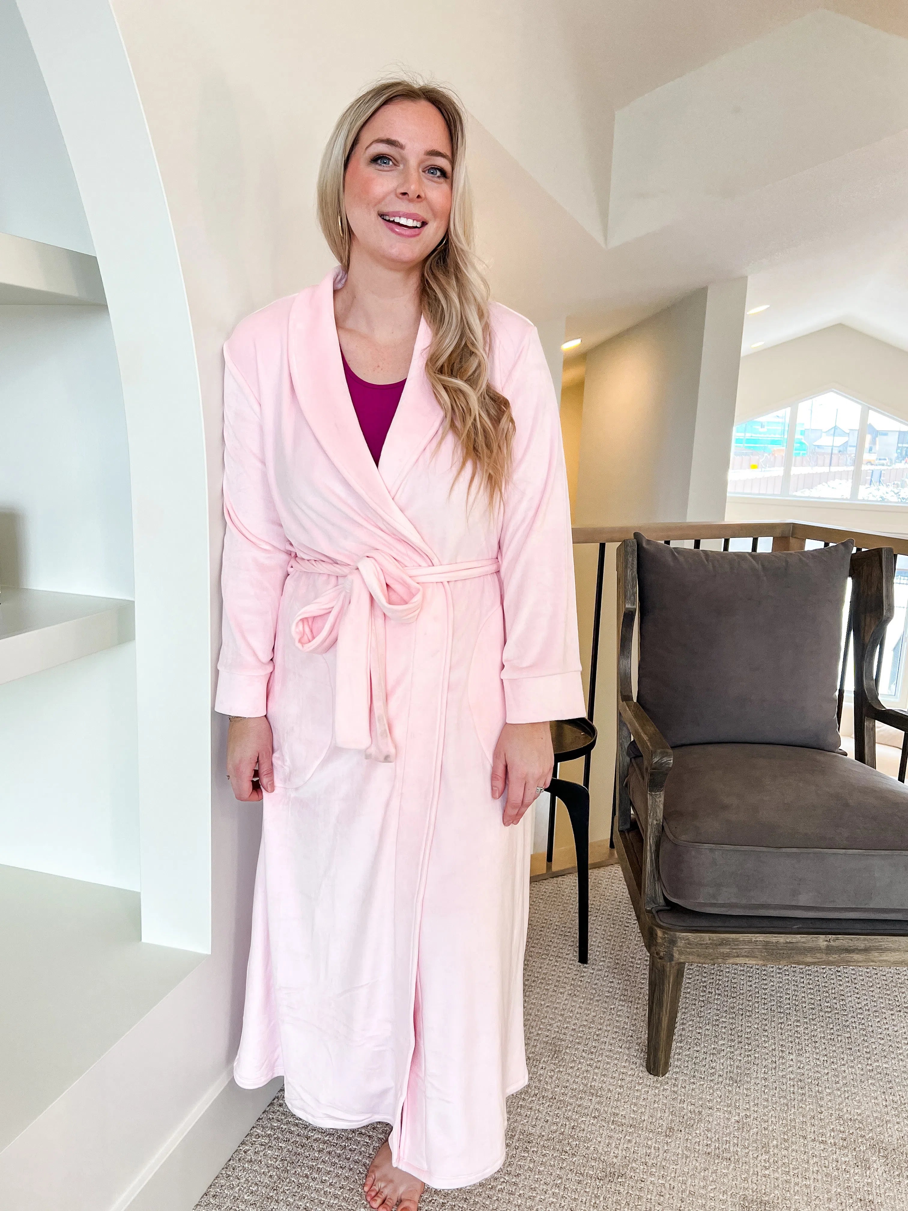 Men's robes with a decorative embroidery​Robe Minky Light