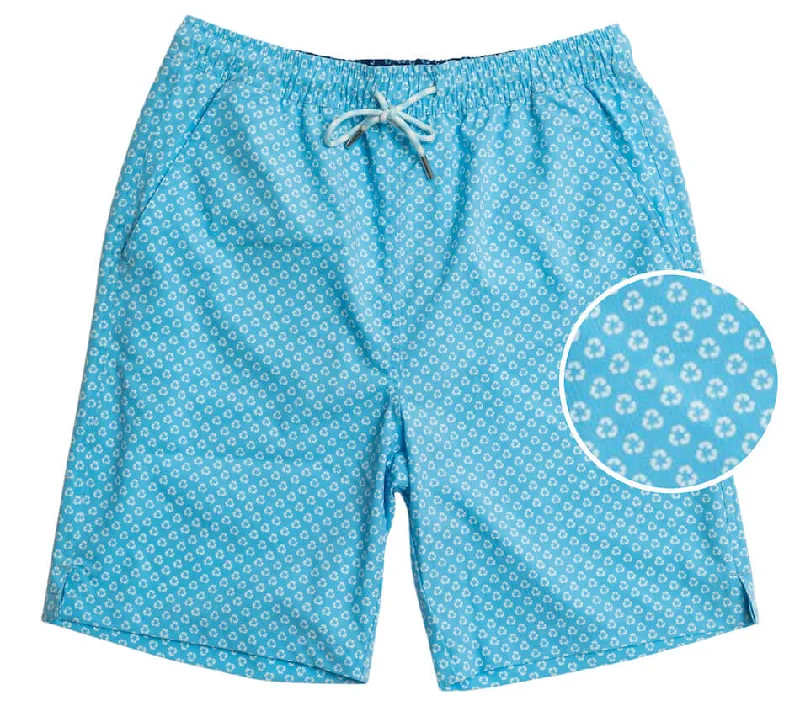 Men's Swim Shorts with Custom - Printed Graphics for a Personalized and Unique StyleCircle of Life: Swim Trunks - Light Blue Men's Swim Shorts with Custom - Printed Graphics for a Personalized and Unique StyleCircle of Life: Swim Trunks - Light Blue
