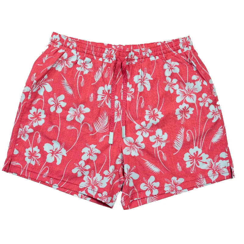 Men's Printed Floral Pattern Swim Shorts in Bright Colors for a Tropical Vacation LookSwim Trunks - MK2 Floral Men's Printed Floral Pattern Swim Shorts in Bright Colors for a Tropical Vacation LookSwim Trunks - MK2 Floral