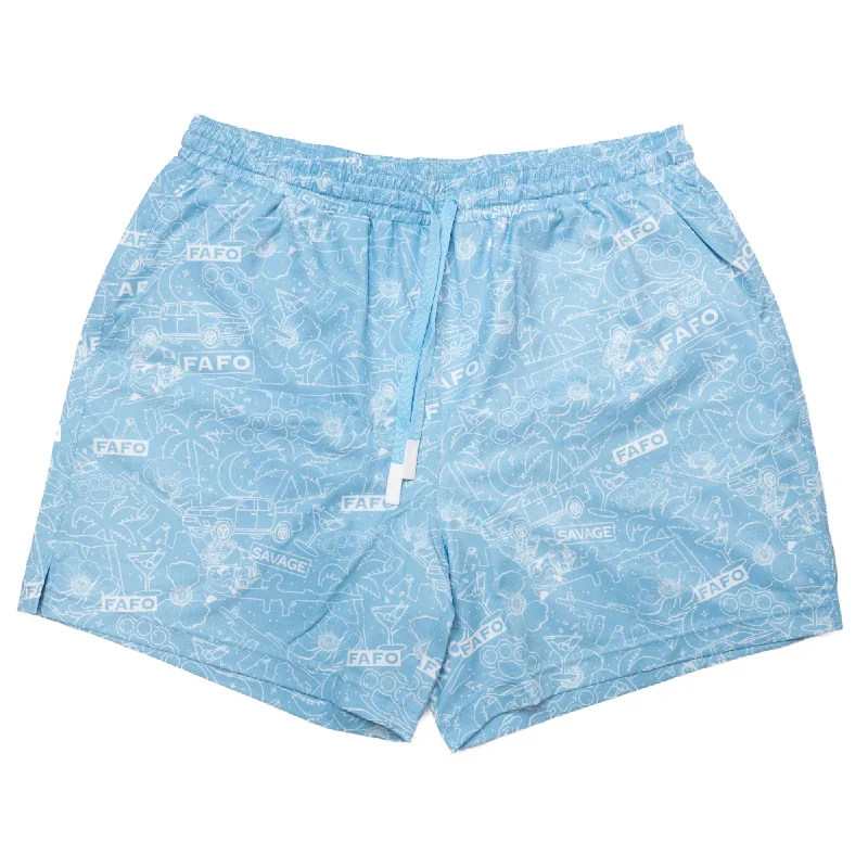Men's Swim Shorts with Reflective Trim for Safety during Nighttime SwimmingSwim Trunks - Slaycation Men's Swim Shorts with Reflective Trim for Safety during Nighttime SwimmingSwim Trunks - Slaycation