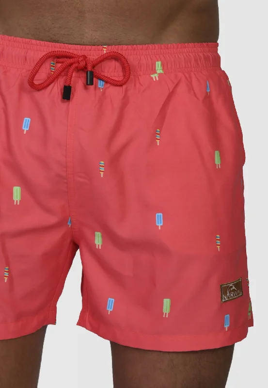 Men's Camouflage Print Swim Shorts for a Military - Inspired Beach or Surfing StylePopsicle Men's Camouflage Print Swim Shorts for a Military - Inspired Beach or Surfing StylePopsicle