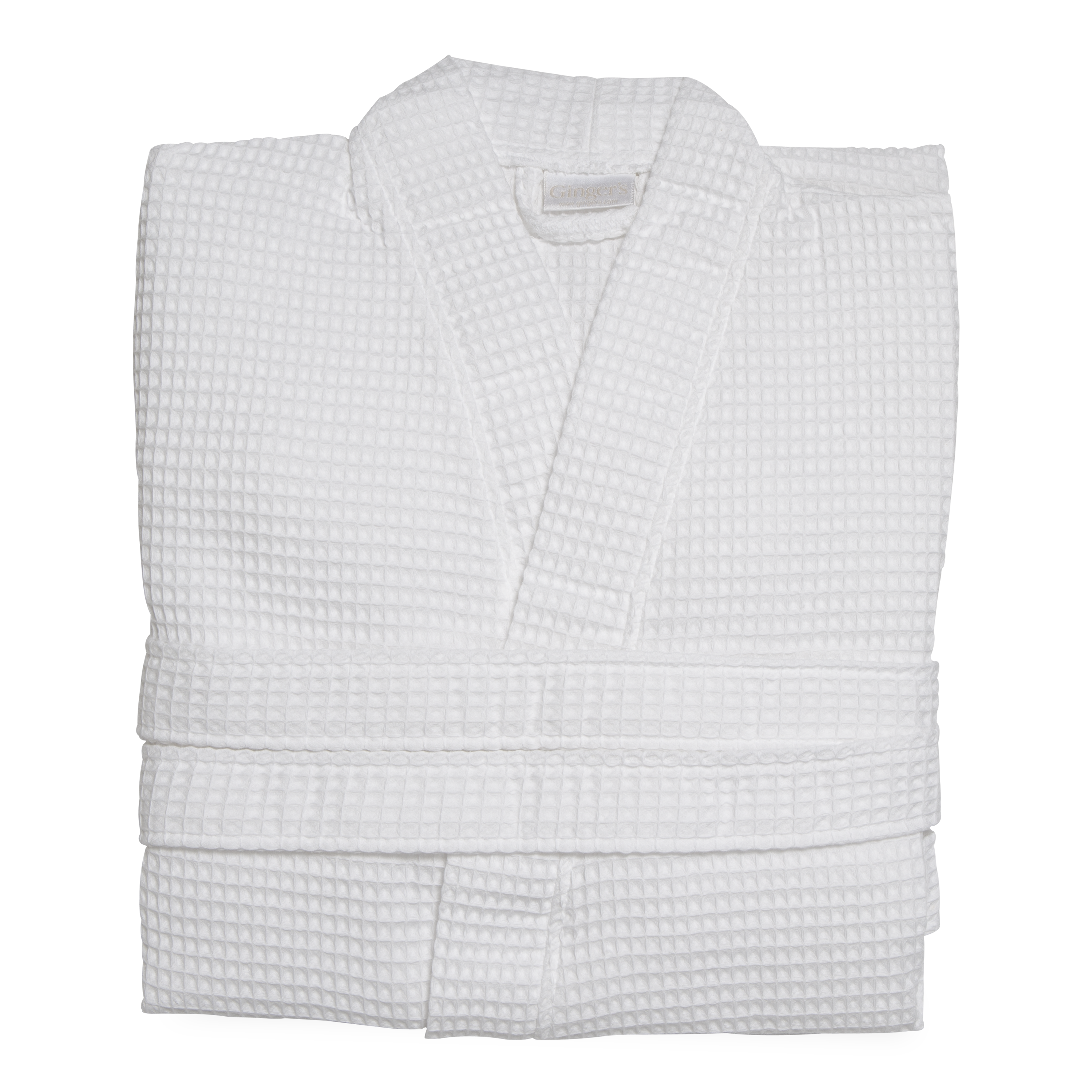 Men's robes with a monogrammed detail​Waffle Kimono Robe