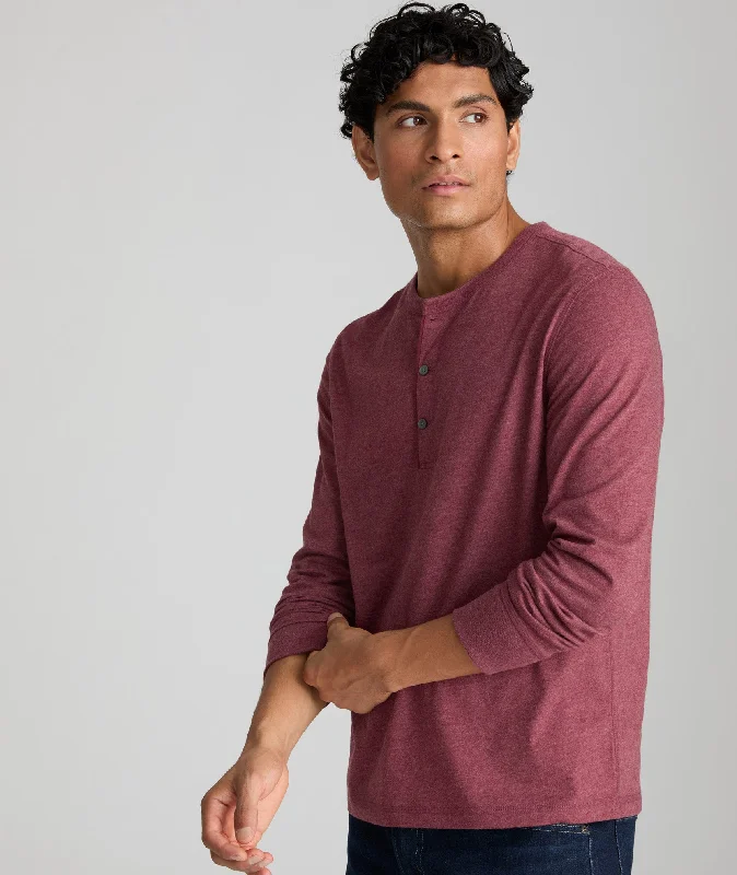 Men's color - block polo shirts with a bold fashion statementUltrasoft Henley
