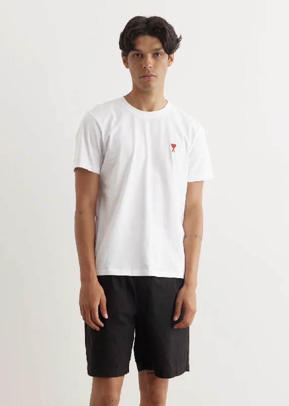 Men's ribbed t - shirts with a textured finish for added styleAmi De Coeur T-Shirt