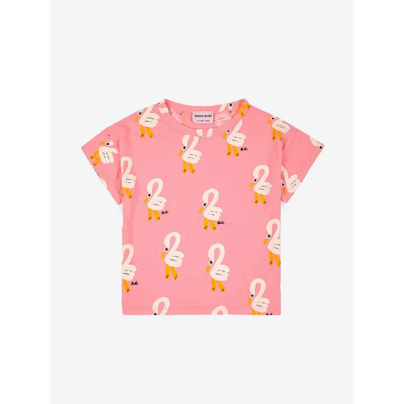 Men's UV - protection t - shirts for outdoor activities in the sunBobo Choses Pelican All Over T-Shirt Men's UV - protection t - shirts for outdoor activities in the sunBobo Choses Pelican All Over T-Shirt