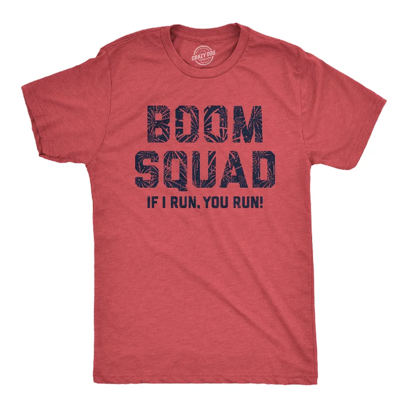 Men's long - sleeve henley t - shirts with button - down placketsBoom Squad Men's T Shirt Men's long - sleeve henley t - shirts with button - down placketsBoom Squad Men's T Shirt