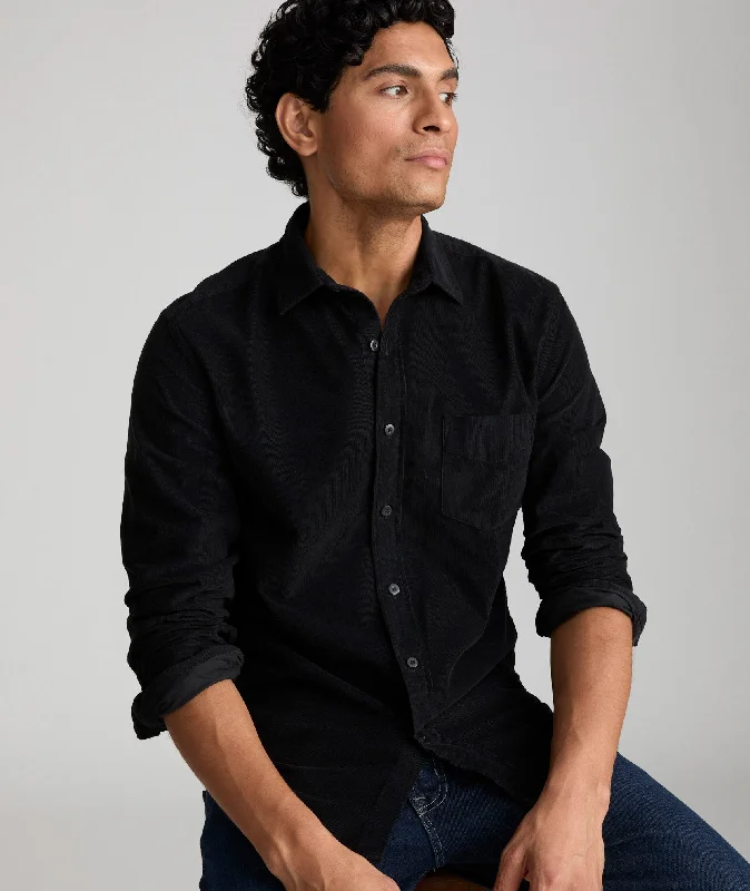 Men's color - block polo shirts with a bold fashion statementCord Shirt