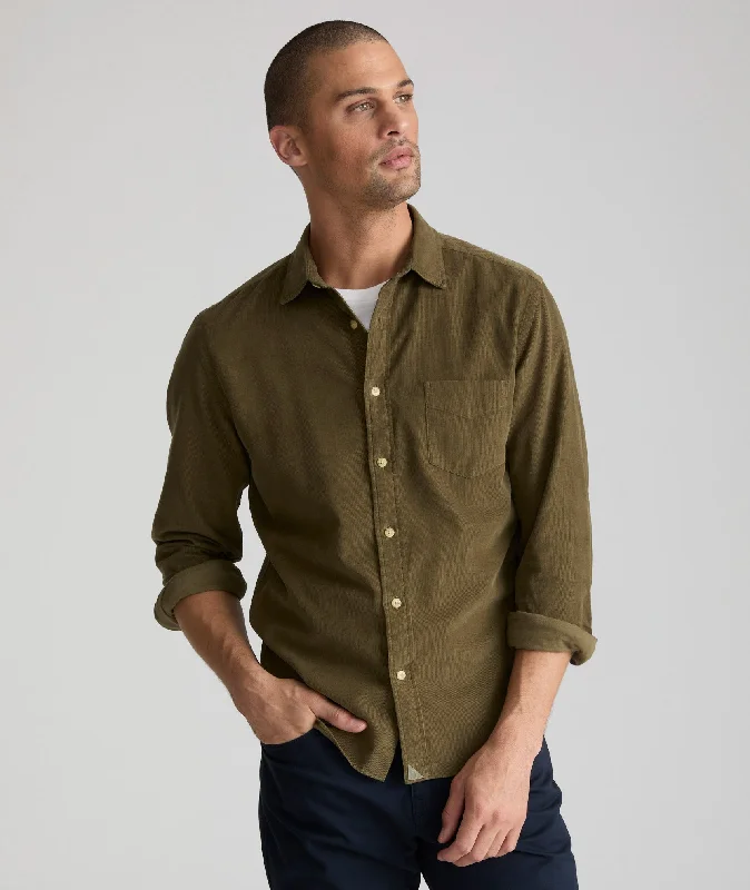 Men's luxury cashmere blend polo shirts in solid colorsCord Shirt