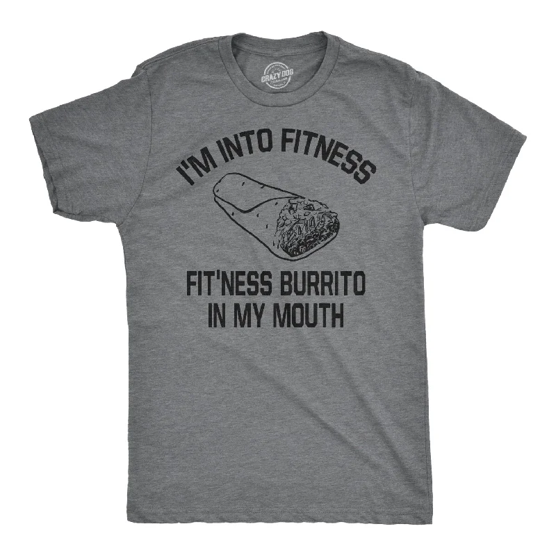 Men's UV - protection t - shirts for outdoor activities in the sunFitness Burrito Men's T Shirt Men's UV - protection t - shirts for outdoor activities in the sunFitness Burrito Men's T Shirt