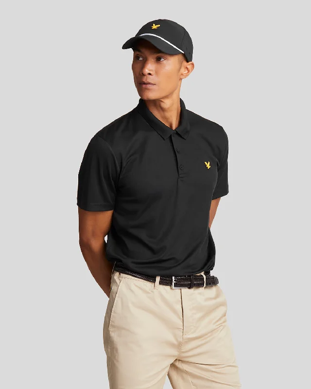 Men's button - down spread collar polo shirts for business casualGolf Technical Polo Shirt Men's button - down spread collar polo shirts for business casualGolf Technical Polo Shirt
