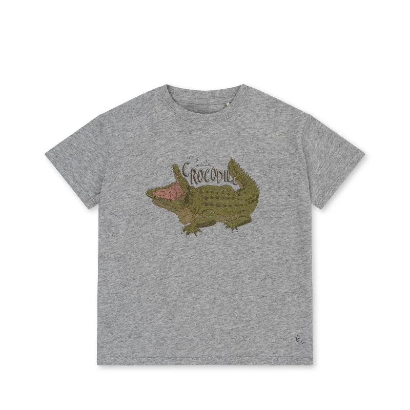 Men's UV - protection t - shirts for outdoor activities in the sunKonges Sløjd Famo Tee GOTS Grey Melange Men's UV - protection t - shirts for outdoor activities in the sunKonges Sløjd Famo Tee GOTS Grey Melange