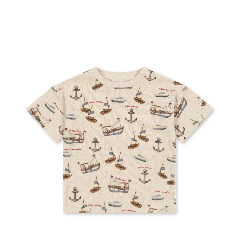 Men's UV - protection t - shirts for outdoor activities in the sunKonges Sløjd Itty Tee GOTS Sail Away Men's UV - protection t - shirts for outdoor activities in the sunKonges Sløjd Itty Tee GOTS Sail Away