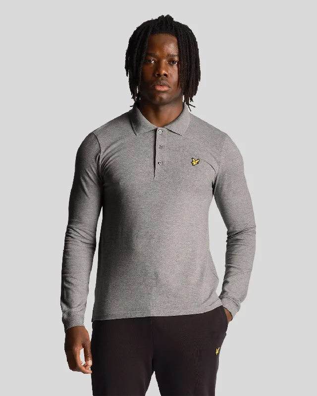 Men's UV - protected polo shirts for outdoor gardeningLong Sleeve Polo Shirt