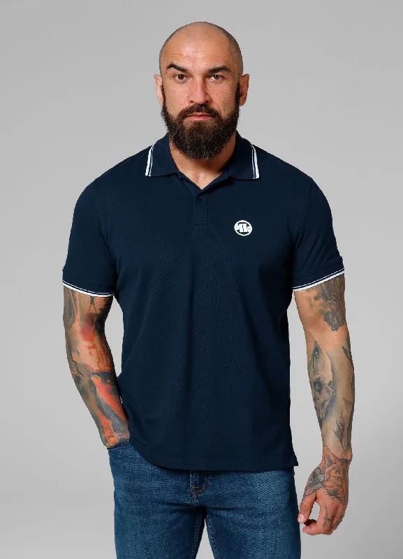 Men's long sleeve classic fit polo shirts with embroidered logosPolo shirt Pique Stripes Regular