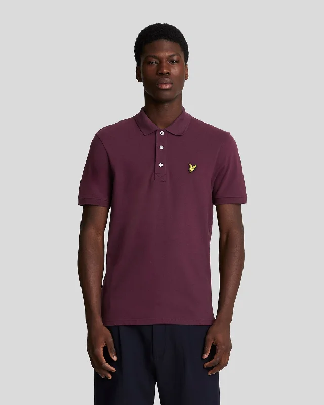 Men's lightweight performance polo shirts for tennis matchesPlain Polo Shirt
