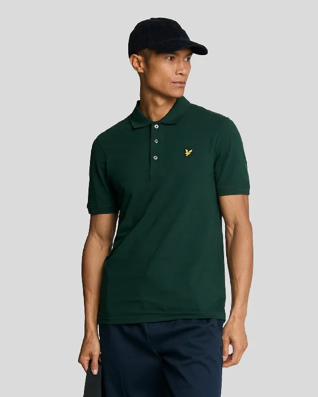 Men's UV - protected polo shirts for outdoor gardeningPlain Polo Shirt
