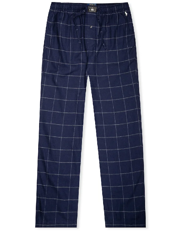 Men's quick - dry polo shirts for water sports activitiesCotton Flannel Pyjama Trouser Cruise Navy