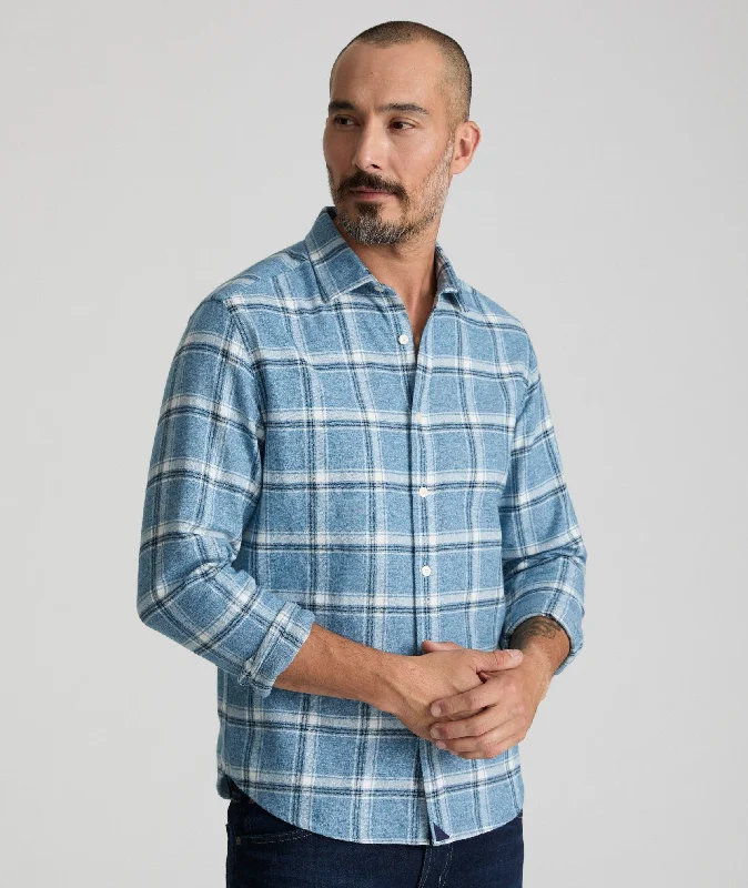 Men's high - collar polo shirts with a modern twistFlannel Salentino Shirt