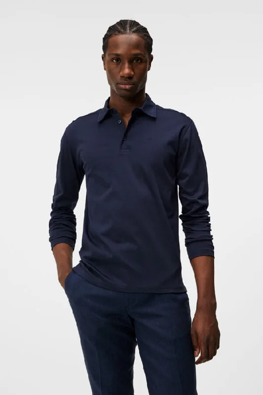 Men's reversible polo shirts with two different looksAsher Long Sleeve Polo