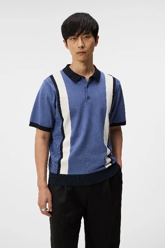 Men's lightweight performance polo shirts for tennis matchesReymond Stripe Polo