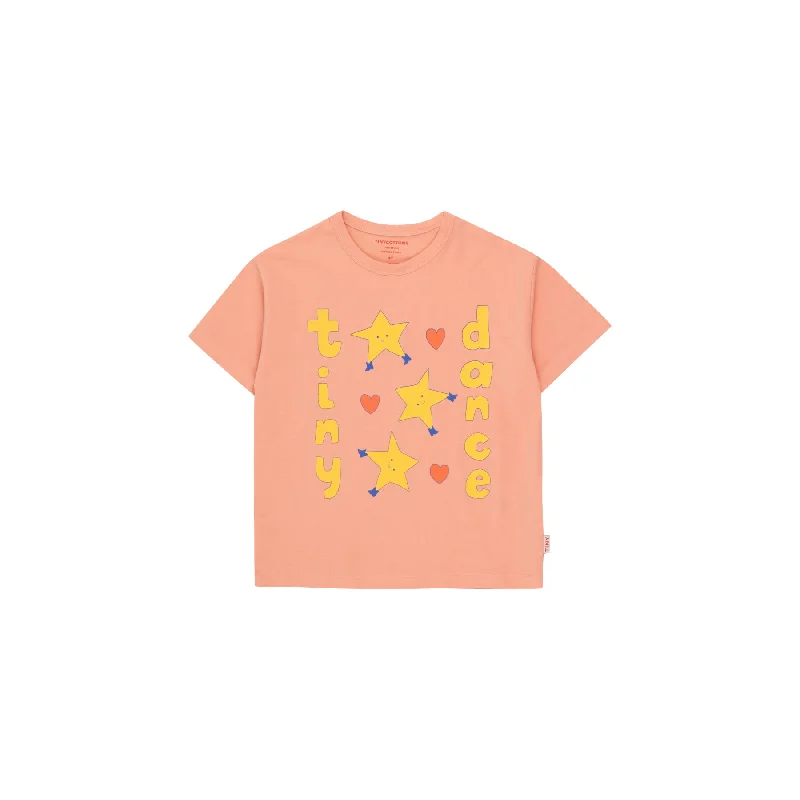 Men's lightweight performance t - shirts for running marathonsTINYCOTTONS Tiny Dance Tee Papaya Men's lightweight performance t - shirts for running marathonsTINYCOTTONS Tiny Dance Tee Papaya